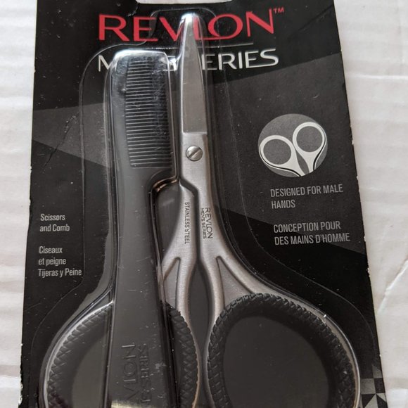 Revlon Mens' Series Scissor & Comb Set - Picture 1 of 5